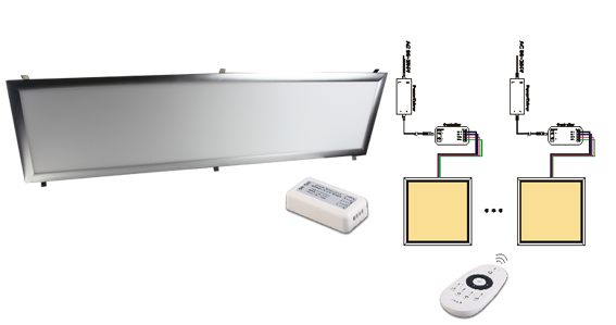 300x1200mm 40W Dimmable LED Panel Light
